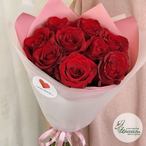 Очаровательный букет роз